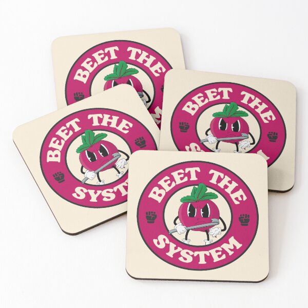 Item preview, Beet The System - Funny Capitalism Pun designed and sold by Picket Club.