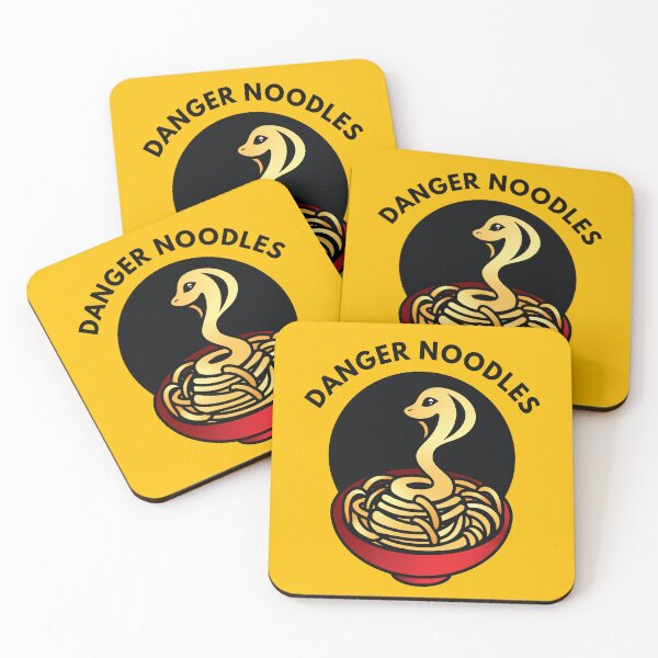 Item preview, Danger Noodles on Yellow designed and sold by AliceQuinn.