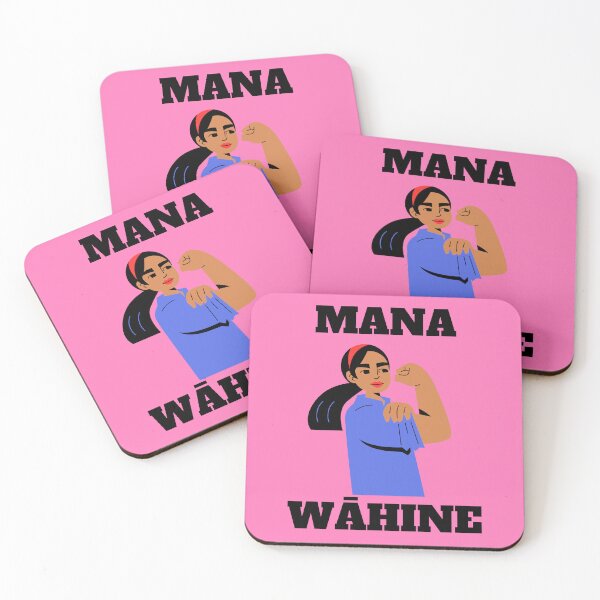 Item preview, mana wāhine strong woman pink design designed and sold by maplunk.