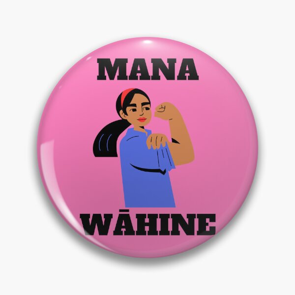 Item preview, mana wāhine strong woman pink design designed and sold by maplunk.