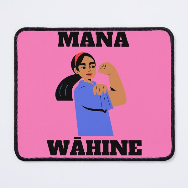 Item preview, mana wāhine strong woman pink design designed and sold by maplunk.