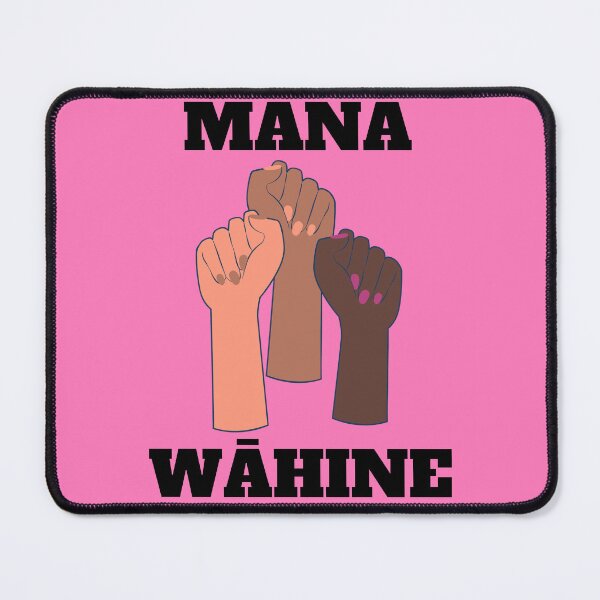 Item preview, mana wāhine strong woman hands pink design designed and sold by maplunk.