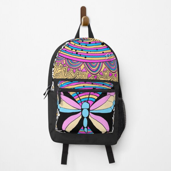 Item preview, pansexual/panromantic butterfly designed and sold by hues-of-purple // Izzy/Isabel.