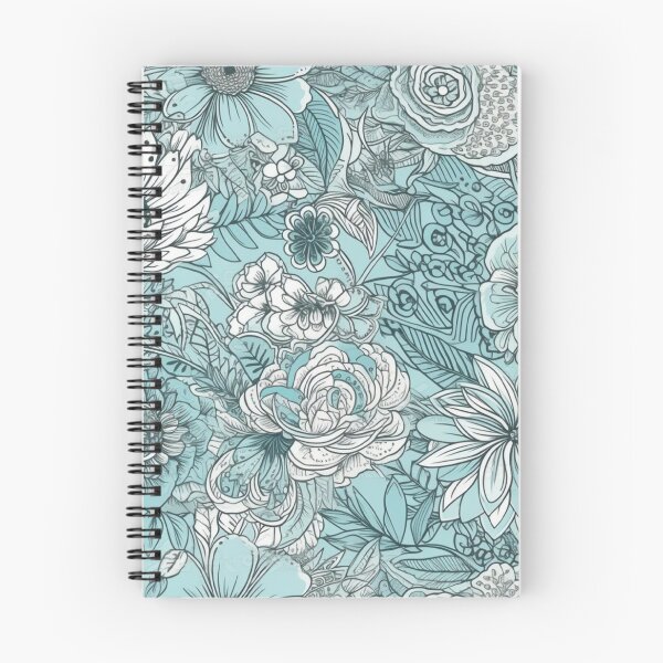 Item preview, Blue Floral designed and sold by HandCraftedArt.