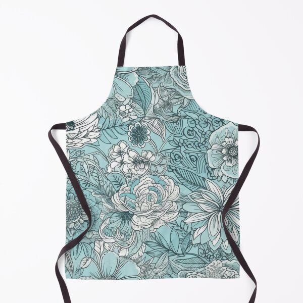 Item preview, Blue Floral designed and sold by HandCraftedArt.