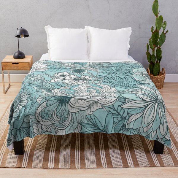 Item preview, Blue Floral designed and sold by HandCraftedArt.