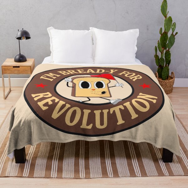 Item preview, I'm Bread-y For Revolution - Funny Left Wing Pun designed and sold by Picket Club.