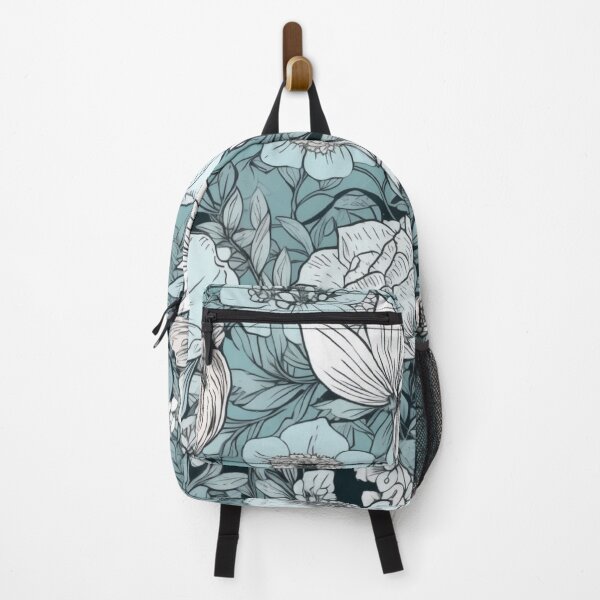 Item preview, Blue Floral Print designed and sold by HandCraftedArt.