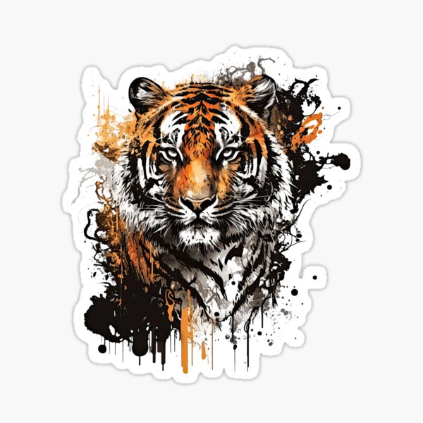 Vista previa del artículo con la obra «Tigre de Bengala - Imani», diseñado y vendido por Rich Summers Art.