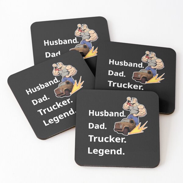 Item preview, Husband. Dad. Trucker. Legend. designed and sold by Silvio K..