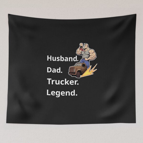 Item preview, Husband. Dad. Trucker. Legend. designed and sold by Silvio K..