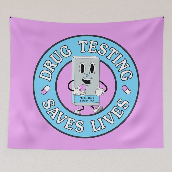 Item preview, Drug Testing Saves Lives - Harm Reduction designed and sold by Picket Club.