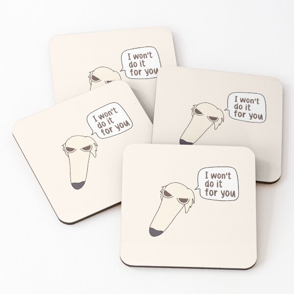 Item preview, Let me do it for you - I won’t do it for you - dog - borzoi dog - Kumi designed and sold by Trista Designs.