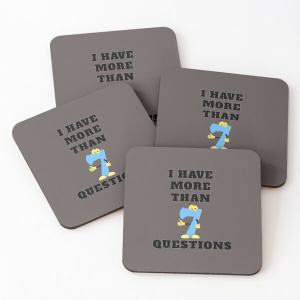 Item preview, I Have More Than Seven Questions designed and sold by RendoRed.