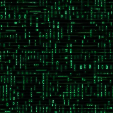 Artwork thumbnail, Hacker Text Matrix by DataByte-Studio