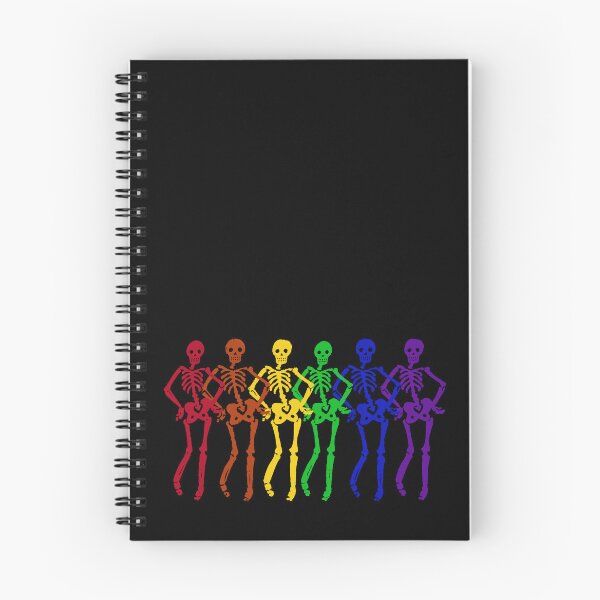 Item preview, LGBTQ+ Rainbow Pride Skeletons  designed and sold by ElliottDrewIt.