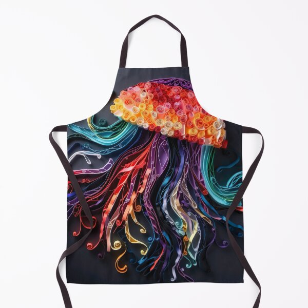 Item preview, Paper Quilled Jellyfish Rainbow designed and sold by Matt's Artificial Nature.