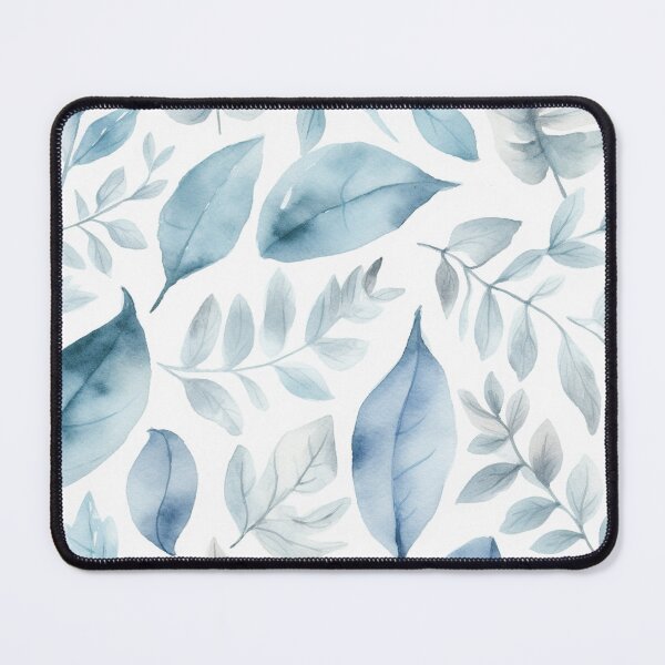 Item preview, Light Blue leaves designed and sold by HandCraftedArt.