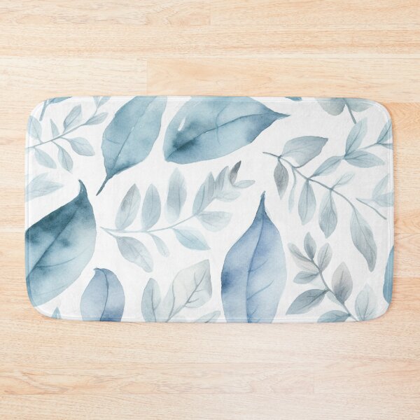 Item preview, Light Blue leaves designed and sold by HandCraftedArt.