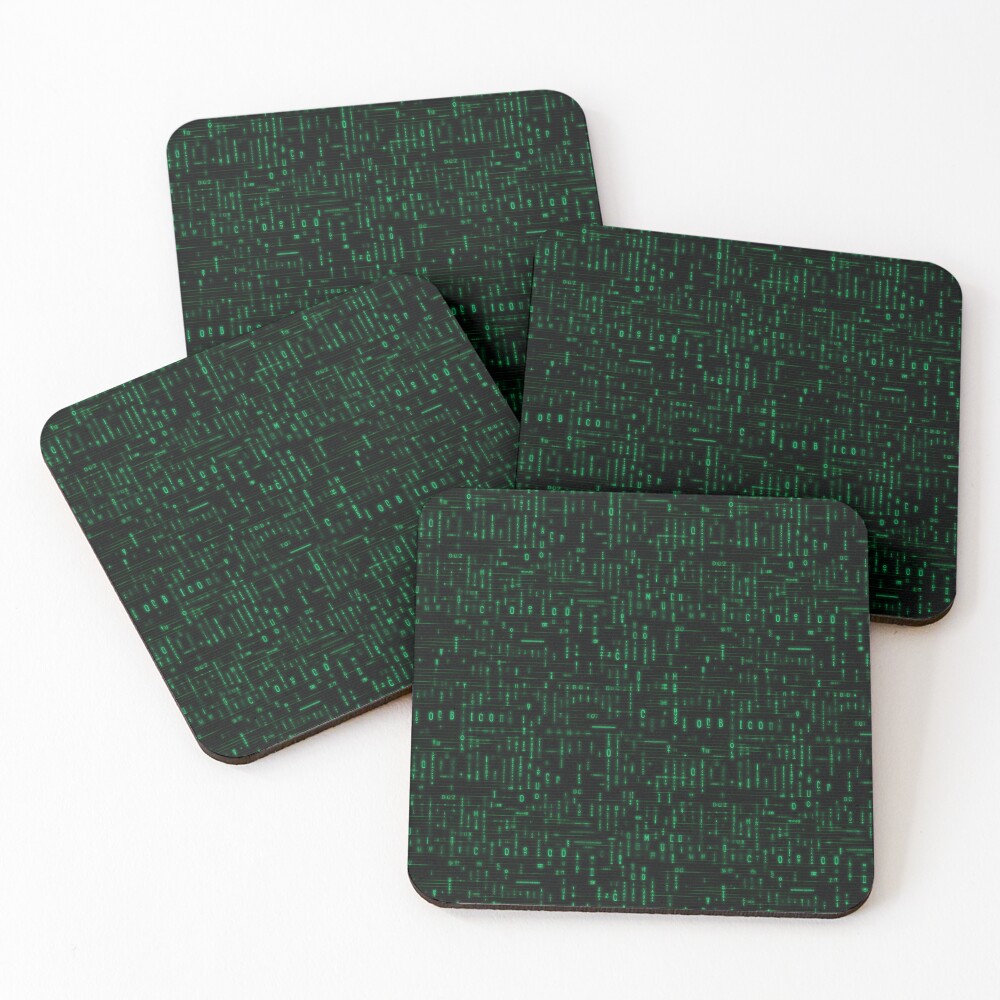 Item preview, Coasters (Set of 4) designed and sold by DataByte-Studio.