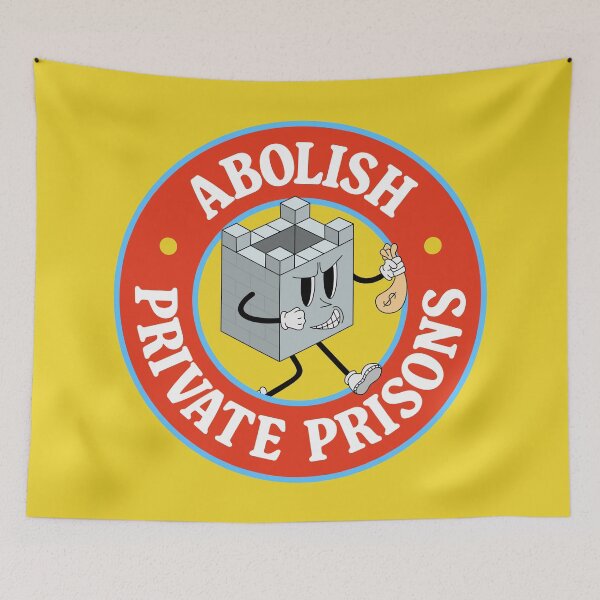 Item preview, Abolish Private Prisons designed and sold by Picket Club.