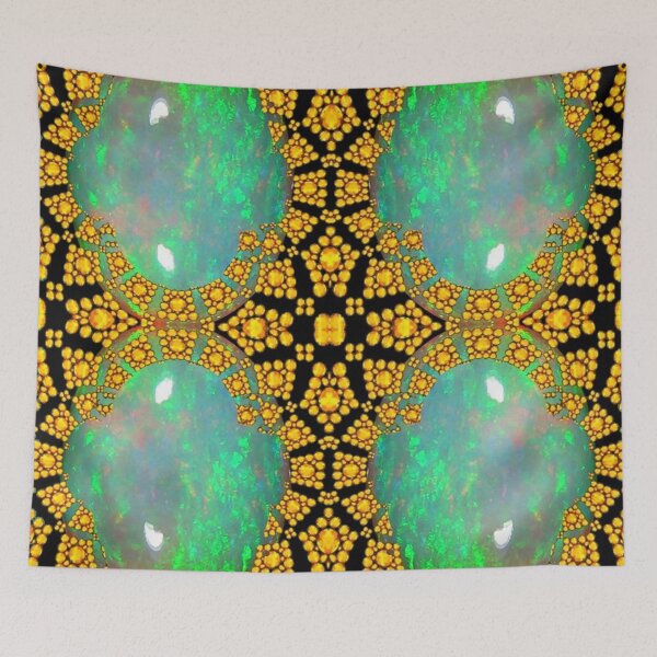 Item preview, PRECIOUS GREEN OPAL ART DECO DESIGN designed and sold by sharlesart.