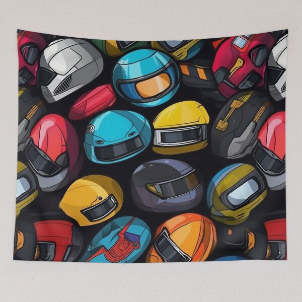 Item preview, motorcycle helmets designed and sold by hhh-art.