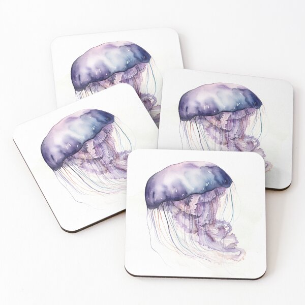 Item preview, Watercolor Wash Jellyfish designed and sold by Matt's Artificial Nature.
