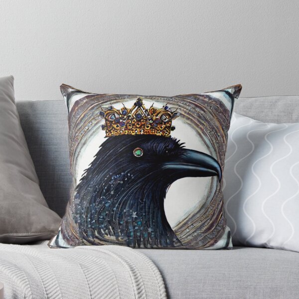 Item preview, A black raven with a precious crown. designed and sold by Natalia-Vlad.