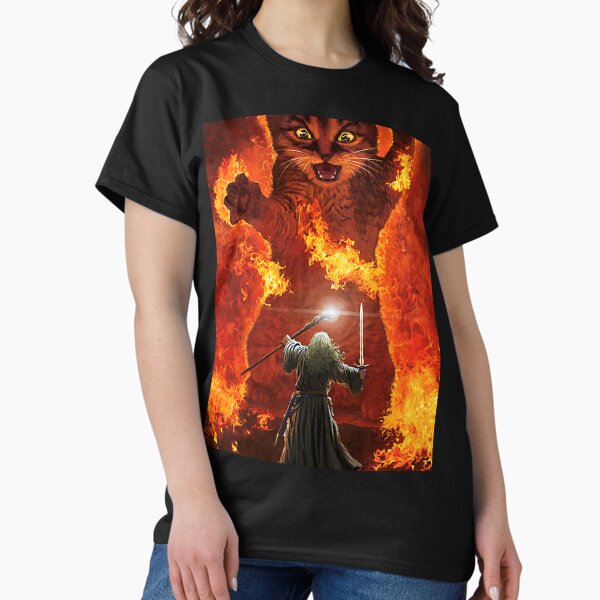 Item preview, Balrog cat shirt TShir designed and sold by SarahJac51650.