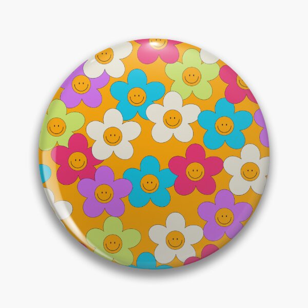 Item preview, Smiley Flowers  designed and sold by crookkeddesigns.