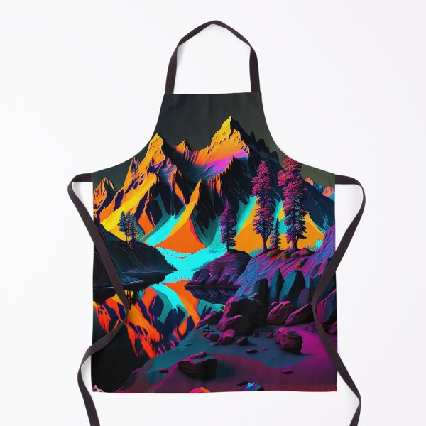 Item preview, Neon Mountains - Digital Art designed and sold by SnoopyTF.