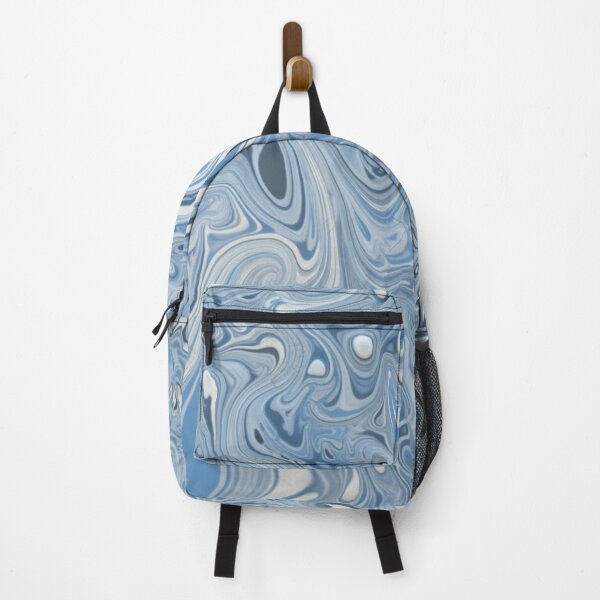 Item preview, Blue Liquid Swirl Print designed and sold by HandCraftedArt.