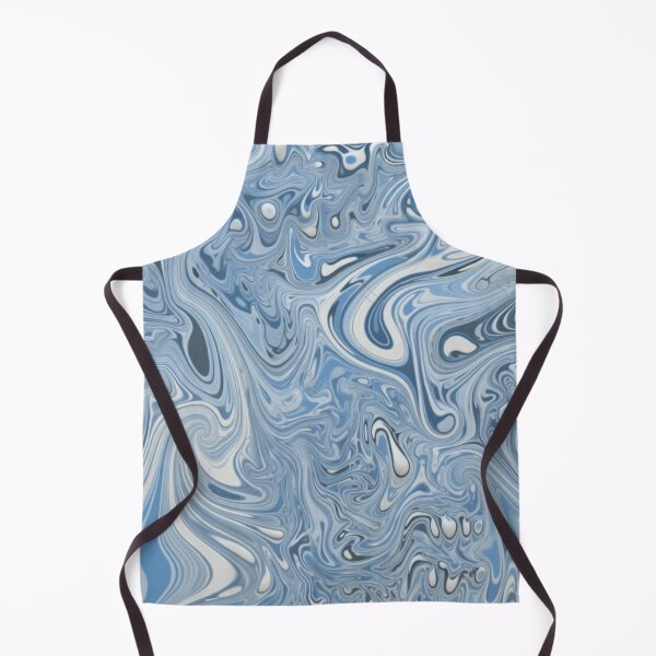 Item preview, Blue Liquid Swirl Print designed and sold by HandCraftedArt.