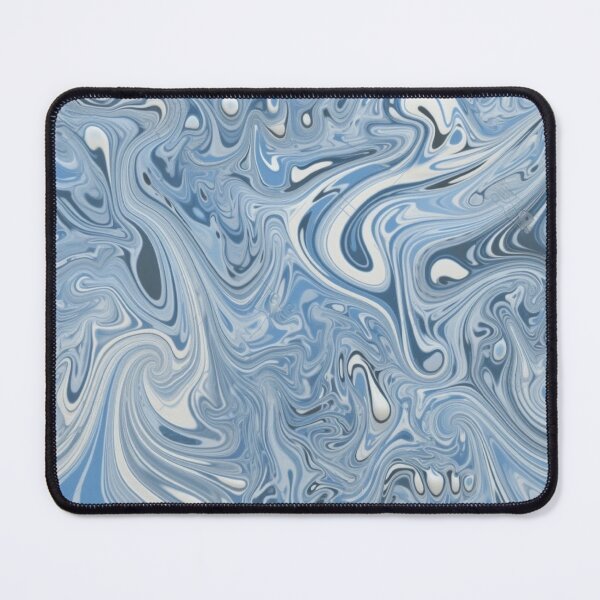 Item preview, Blue Liquid Swirl Print designed and sold by HandCraftedArt.
