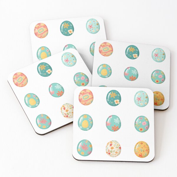 Item preview, Colorful Painted Eggs Set designed and sold by Brush-Blueprint.