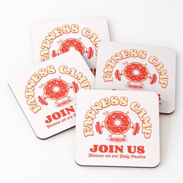 Item preview, Fatness camp - funny fitness and healthy living parody designed and sold by sashashuba.