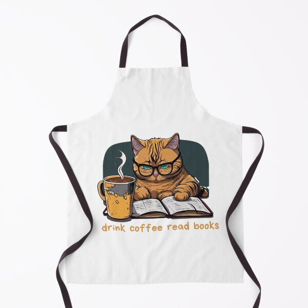 Item preview, drink coffee read books dismantle systems of oppression cat designed and sold by printiesart.