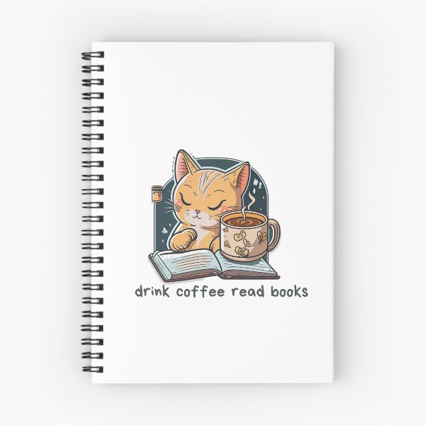 Item preview, drink coffee read books dismantle systems of oppression cat designed and sold by printiesart.