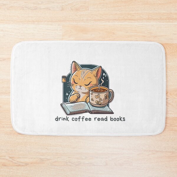 Item preview, drink coffee read books dismantle systems of oppression cat designed and sold by printiesart.