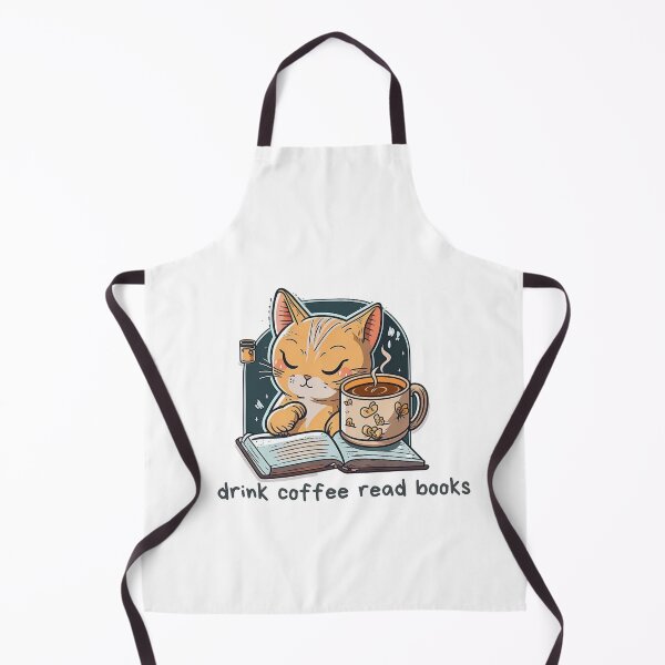 Item preview, drink coffee read books dismantle systems of oppression cat designed and sold by printiesart.