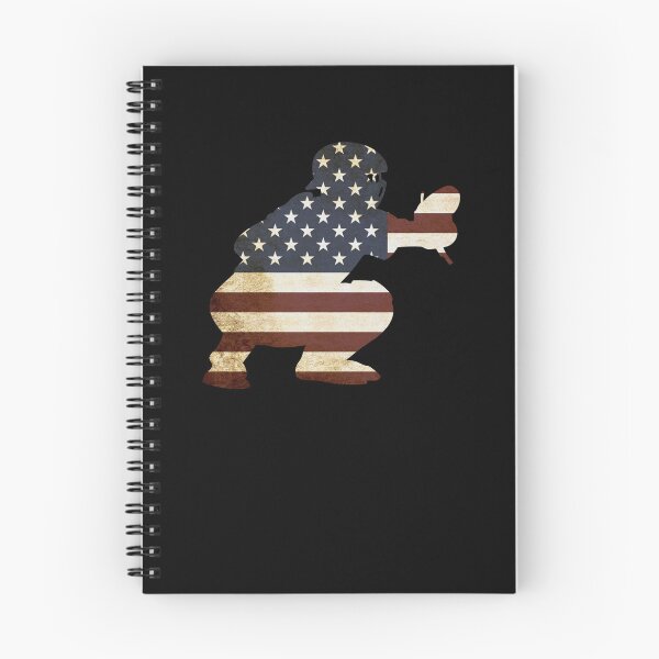 Item preview, Baseball Catcher American Flag Patriotic Baseball Catcher Gear designed and sold by DynamicDesign.