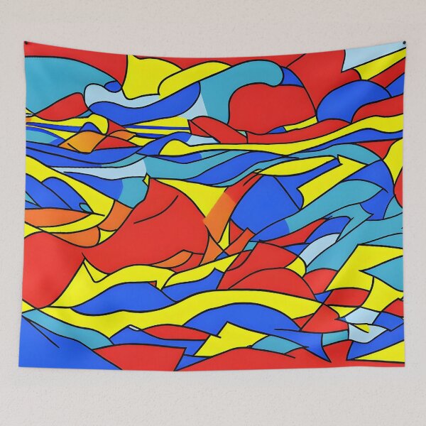 Item preview, Shapes of Red, Yellow and Blue designed and sold by The Bubble 1307.