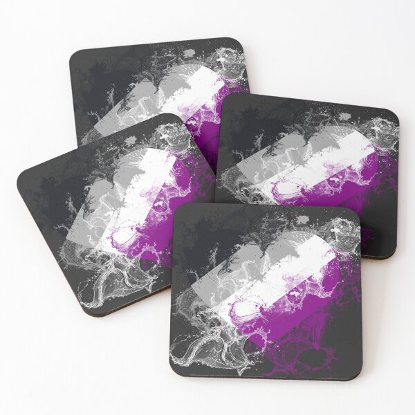 Item preview, Asexual & Pansexual Pride Watercolor Explosion - Novelty designed and sold by CC's Designs.