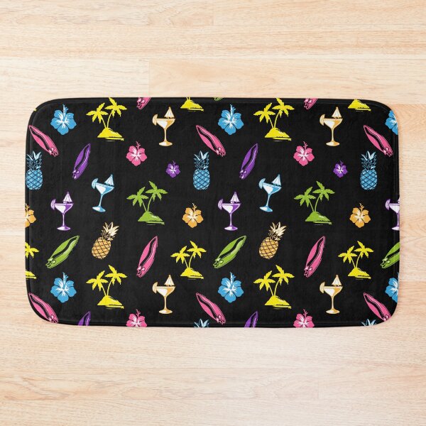 Item preview, Summer Pattern (Black) designed and sold by GL Digital Artwork .