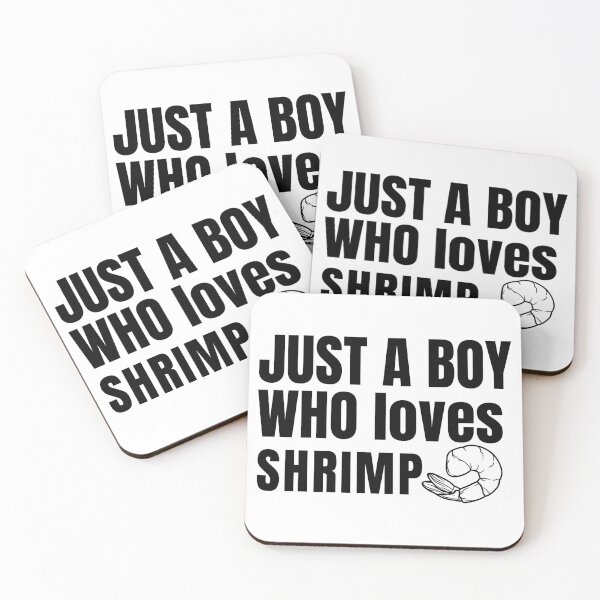 Item preview, Just A Boy Who Loves Shrimp. designed and sold by Creativity Zone.