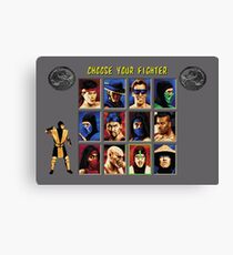 Mortal Kombat 2 – Choose Scorpion Canvas Print