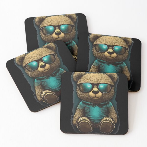 Item preview,  teddy bear spectacles designed and sold by Midnight Kadama Studio.