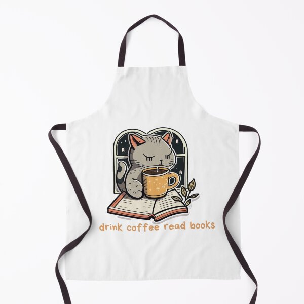 Item preview, drink coffee read books dismantle systems of oppression cat designed and sold by printiesart.