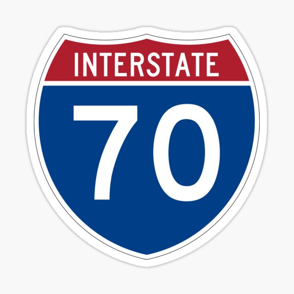 Item preview, I-70 Interstate Sign designed and sold by nationalparkfan.